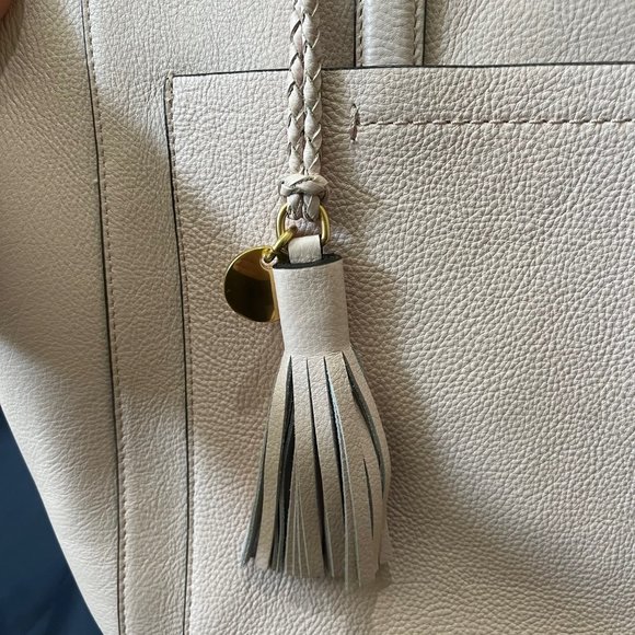 Cole Haan – Natalie Collection Leather Tote PEACH BLUSH - Picture 4 of 8